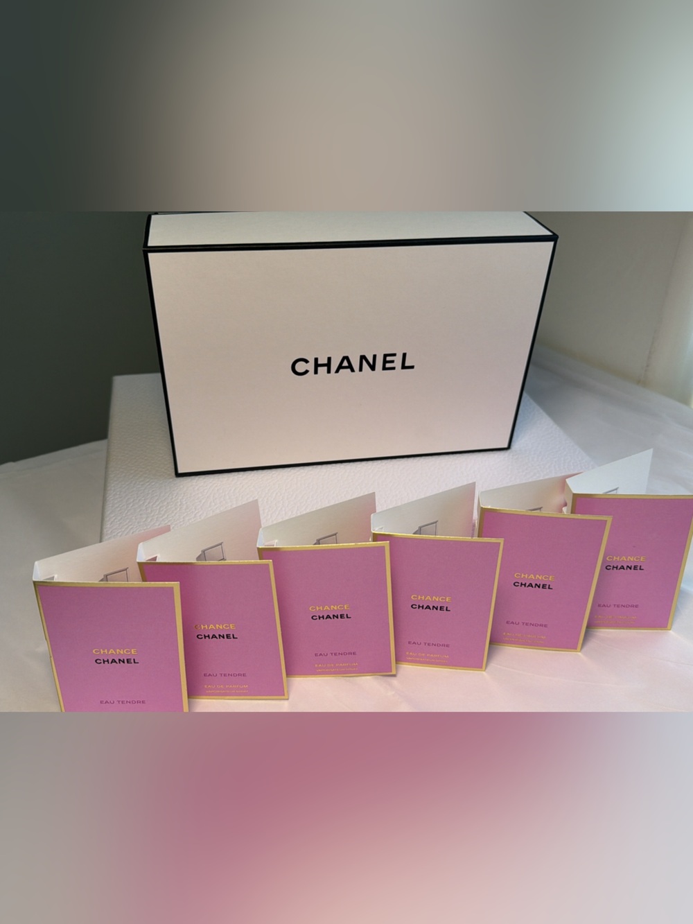 New,unused & authentic CHANEL  Chance Samples with Branded Box